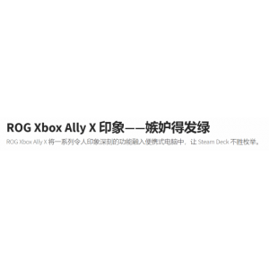 GS试玩Xbox新掌机：能让SteamDeck用户眼红的新宠